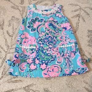 Lilly Pulitzer Girls 3T Pink and Blue Dress